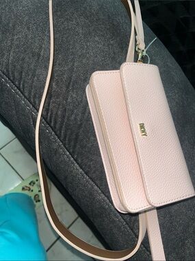 Blush Pink Crossbody Wallet - Women belt Bag